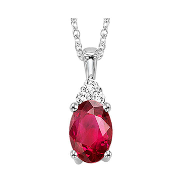 10KT White Gold & Diamond Classic Book 10K Birthstone Ensembles Neckwear Pendant  - 1/10 ctw