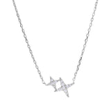 Double Cross Star Necklace