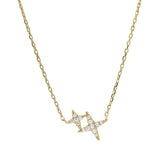 Double Cross Star Necklace