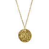 Hammered Disc Pendant