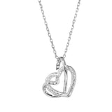 Interlocking Hearts Pendant