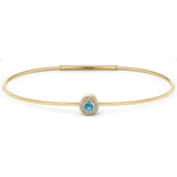 December Birthstone Bangle Bracelet