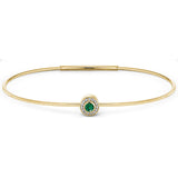 May Birthstone Bangle Bracelet