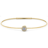 June Birthstone Bangle Bracelet