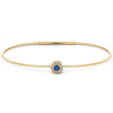September Birthstone Bangle Bracelet