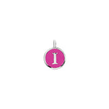 Pink Enamel Initial Charm
