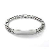Men's Curb Link ID Bracelet