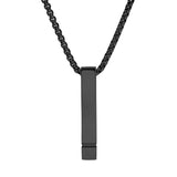 Four Sided Engravable Bar Pendant