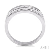 1/8 Ctw Round Cut Diamond Women's Ring in 14K White Gold