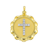 14Kt Yellow Gold Diamond 1/20Ctw Charm