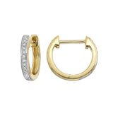 14Kt Yellow Gold Diamond 1/15Ctw Earring