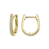 14Kt Yellow Gold Diamond 1/15Ctw Earring