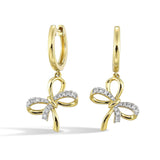 14Kt Yellow Gold Diamond 1/7Ctw Earring