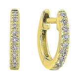 14Kt Yellow Gold Diamond 1/20Ctw Earring