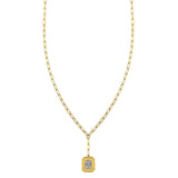 14Kt Yellow Gold Diamond 1/7Ctw Necklace