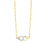 14Kt Yellow Gold Diamond 1/5Ctw Necklace