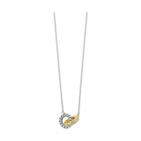 Gold Silver White Yellow Diamond 1/6Ctw Pendant