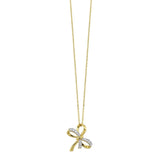 14Kt Yellow Gold Diamond 1/10Ctw Pendant