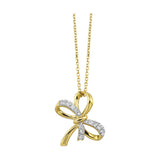 14Kt Yellow Gold Diamond 1/10Ctw Pendant