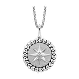 Silver Diamond 1/50Ctw Pendant