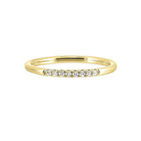 14Kt Yellow Gold Diamond 1/12Ctw Ring