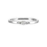 14Kt White Gold Diamond 1/12Ctw Ring