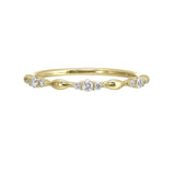 14Kt Yellow Gold Diamond 1/8Ctw Ring