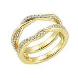 14Kt Yellow Gold Diamond 1/3Ctw Ring