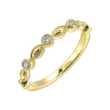 14Kt Yellow Gold Diamond 1/7Ctw Ring