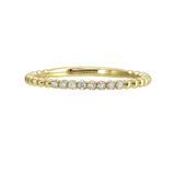 14Kt Yellow Gold Diamond 1/20Ctw Ring