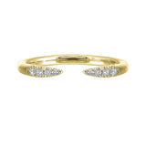 14Kt Yellow Gold Diamond 1/10Ctw Ring