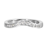 14Kt White Gold Diamond 1/4Ctw Ring