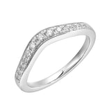 14Kt White Gold Diamond 1/4Ctw Ring
