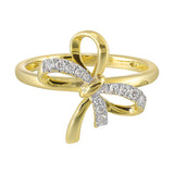 14Kt Yellow Gold Diamond 1/10Ctw Ring