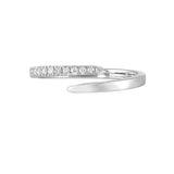 14Kt White Gold Diamond 1/10Ctw Ring