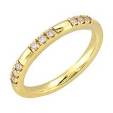 14Kt Yellow Gold Diamond 1/7Ctw Ring