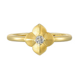 14Kt Yellow Gold Diamond 1/12Ctw Ring