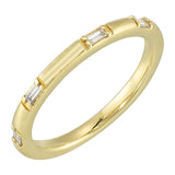 14Kt Yellow Gold Diamond 1/10Ctw Ring