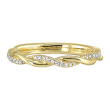 14Kt Yellow Gold Diamond 1/10Ctw Ring