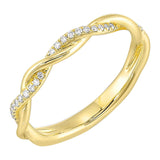 14Kt Yellow Gold Diamond 1/10Ctw Ring