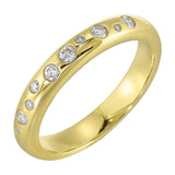 14Kt Yellow Gold Diamond 1/7Ctw Ring