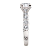 8-Stone Semi-Mount Lab Grown Diamond Engagement Ring