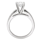 Peg Head Semi-Mount Lab Grown Diamond Ring