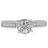 *** Lab Grown Diamond *** Classic Semi-Mount Diamond Ring