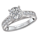 *** Lab Grown Diamond *** Classic Semi-Mount Diamond Ring