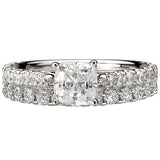 *** Lab Grown Diamond *** Classic Semi-Mount Diamond Ring