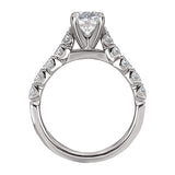 *** Lab Grown Diamond *** Classic Semi-Mount Diamond Ring