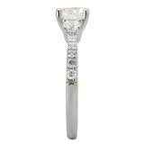 *** Lab Grown Diamond *** 3 Stone Semi-Mount Diamond Ring