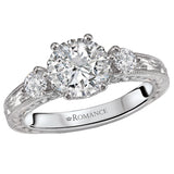 Vintage Semi-Mount Diamond Ring