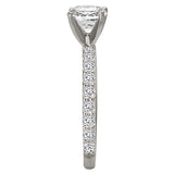 Peg Head Semi-Mount Lab Grown Diamond Ring